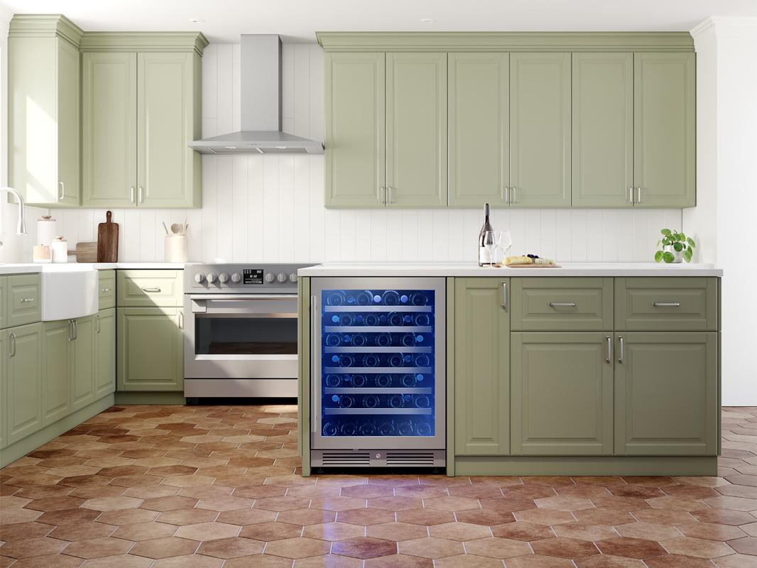 Zephyr PRW24C01CG 24" Single Zone Wine Cooler