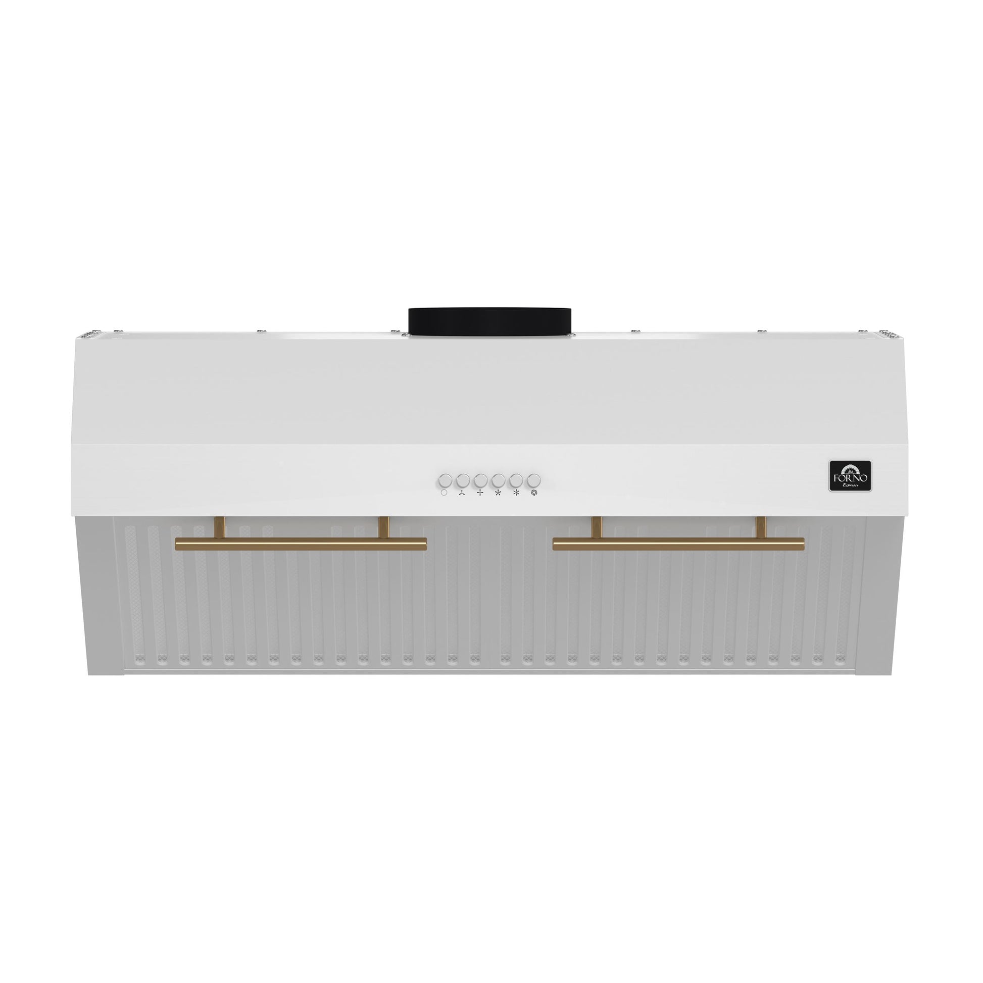 Forno FRHUC525530WHT Forno Bari Espresso 30-Inch Under Cabinet Range Hood, White, 600 Cfm, Led Lighting, Dishwasher-Safe Baffle Filters, 3-Speed Fan Control