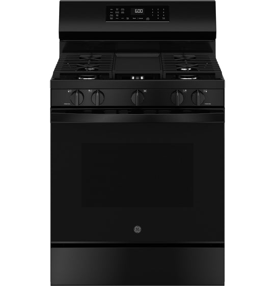 Ge Appliances GGF600AVBB Ge® 30" Free-Standing Gas Convection Range With No Preheat Air Fry And Easywash™ Oven Tray