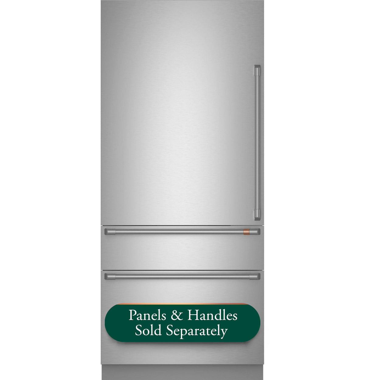 Cafe CIC36LK6ZII Cafe™ 36" Panel-Ready Integrated Bottom-Freezer Refrigerator - Left Swing