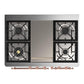 Ilve UMD40FNR3EGP Ilve Umd40Fnr3Egp Majestic Iii 40 Inch Dual Fuel Range With 6 Burners And Griddle, Dual Function Burner Up To 25,000 Btu (Natural Gas, Triple Glass Door, Emerald Green, Copper)