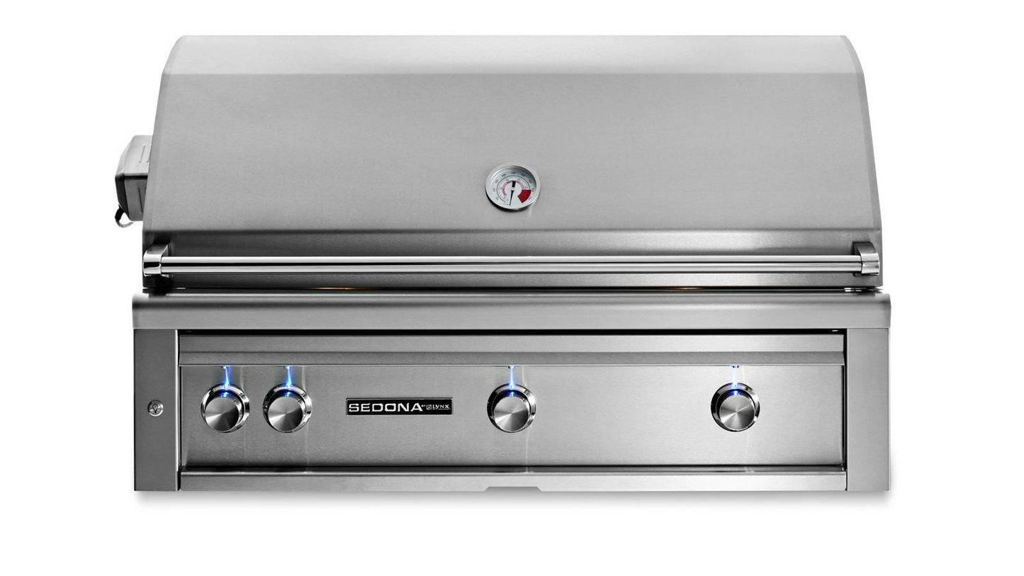 Lynx L701PSRNG 42" Sedona Built-In Grill With Rotisserie, 1 Prosear Infrared Burner And 2 Stainless Steel Burners (L701Psr)