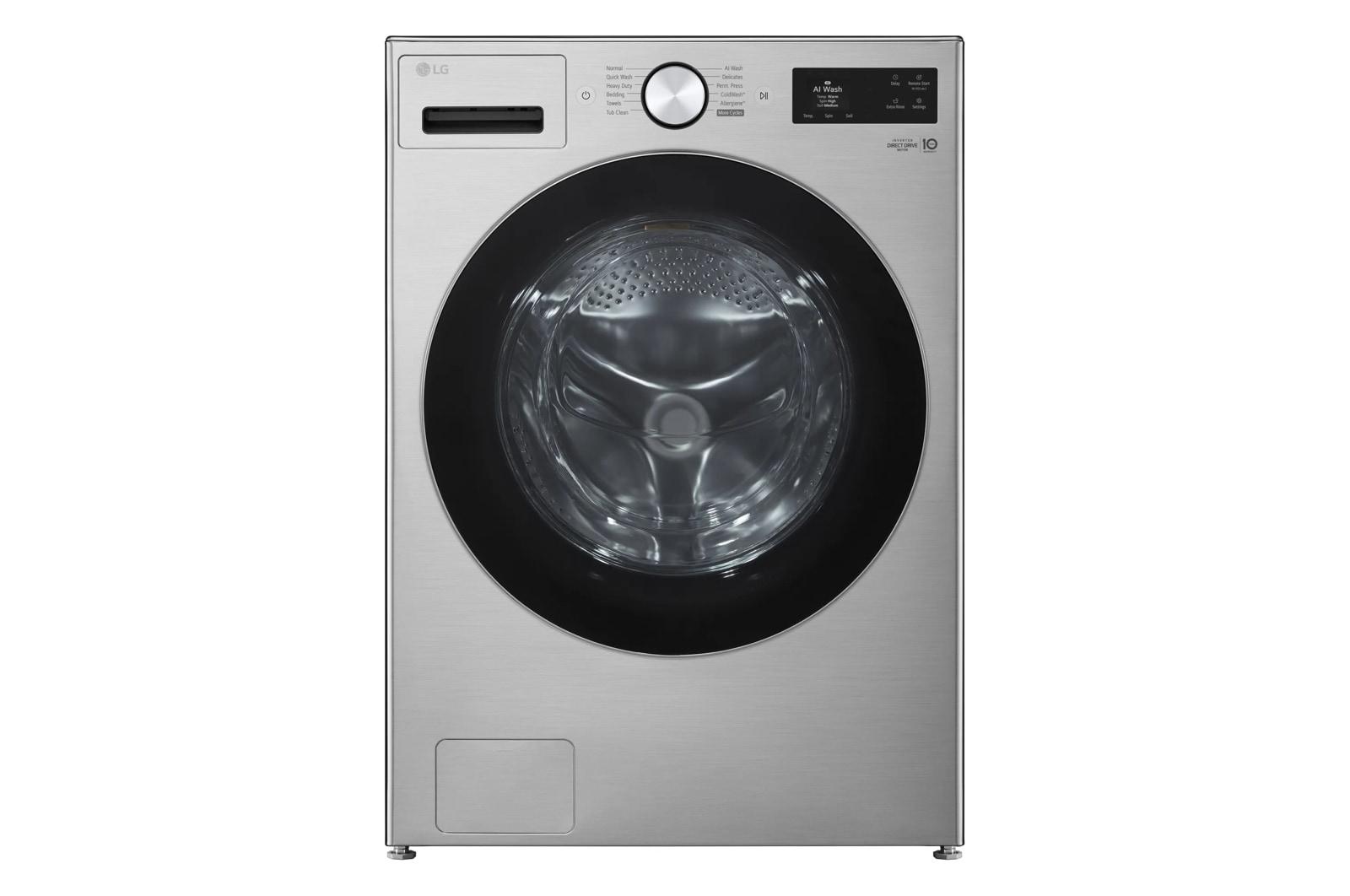 Lg WM5800HVA 5.0 Cu. Ft. Mega Capacity Smart Front Load Washer With Turbowash® 360(Degree), Built-In Intelligence And Hybrid Electronic Controls With Lcd Display