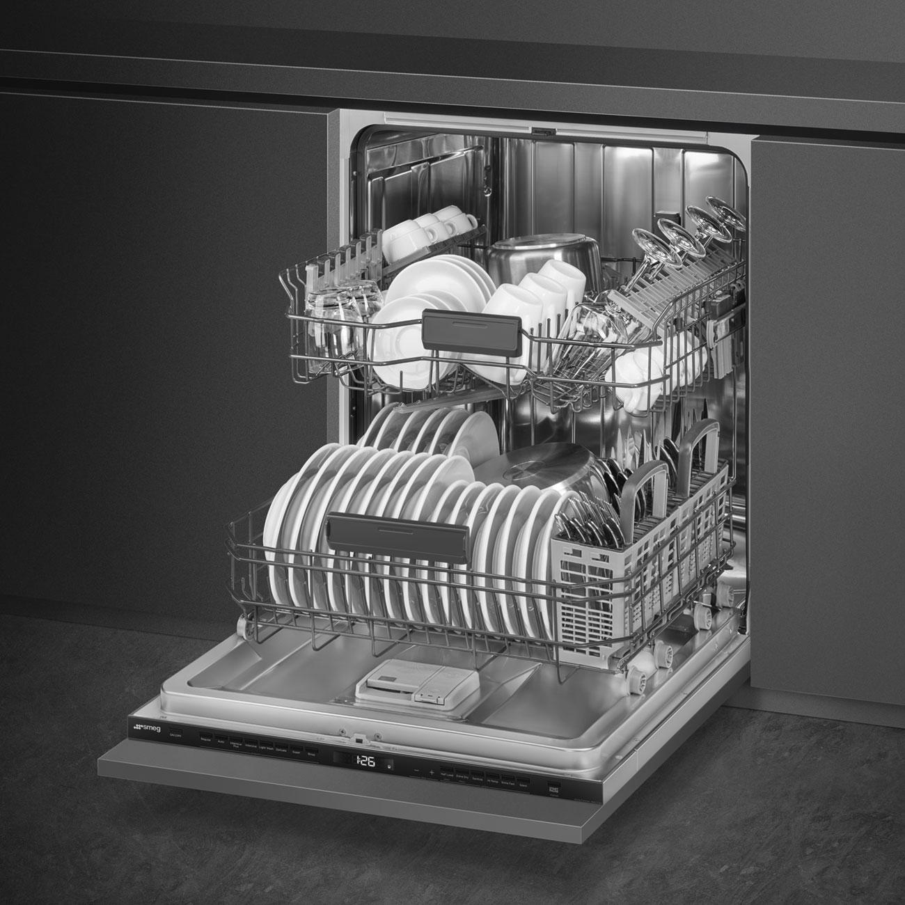 Smeg DW8600 Dishwashers Black Dw8600