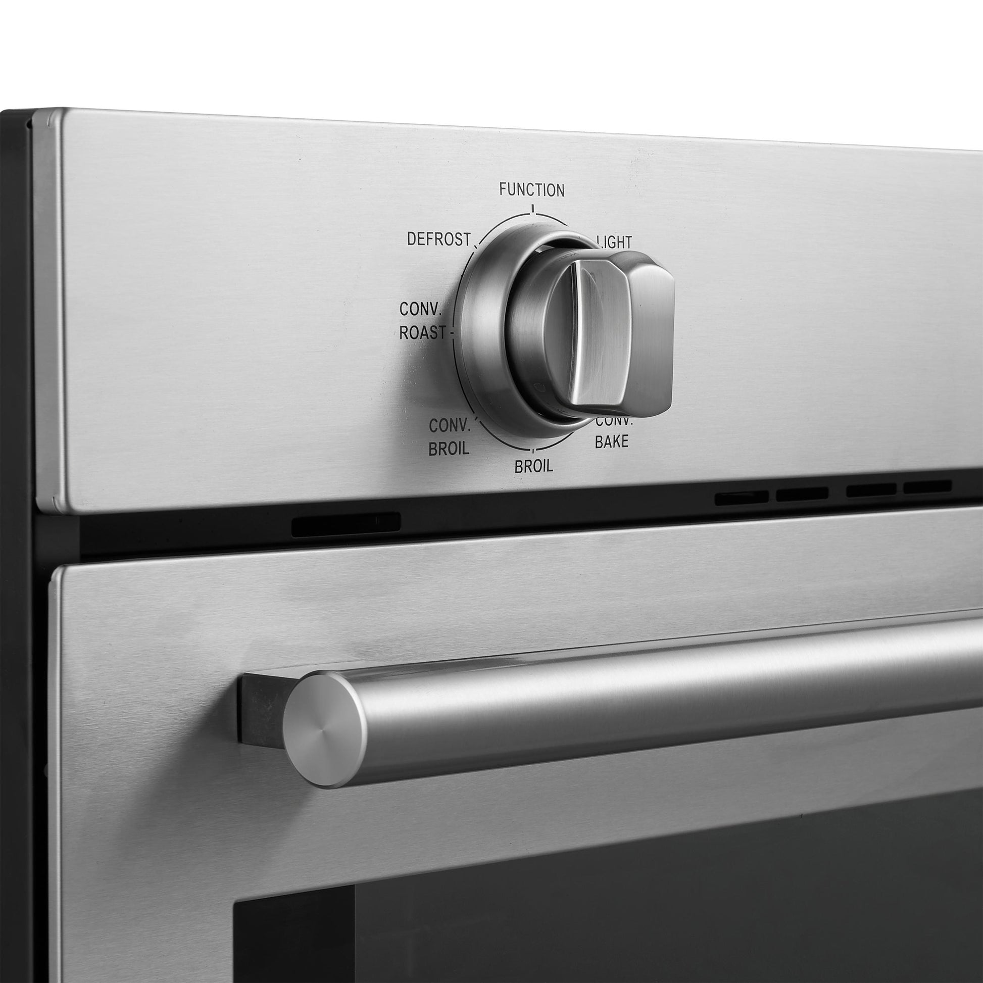 Forno FBOEL137030 Forno Vomero 30-Inch Wall Oven, Stainless Steel, 5 Cu.Ft Capacity, 3550 Watts Convection, Mechanical Controls, Self-Cleaning Function