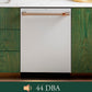 Cafe CDT858P3VD1 Café™ Customfit Energy Star Stainless Interior Smart Dishwasher With Ultra Wash Top Rack And Dual Convection Ultra Dry, 44 Dba