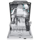 Samsung DW90F89T0U12 38 Dba Bespoke Smart Dishwasher With 3Rd Rack Washing System In White Glass