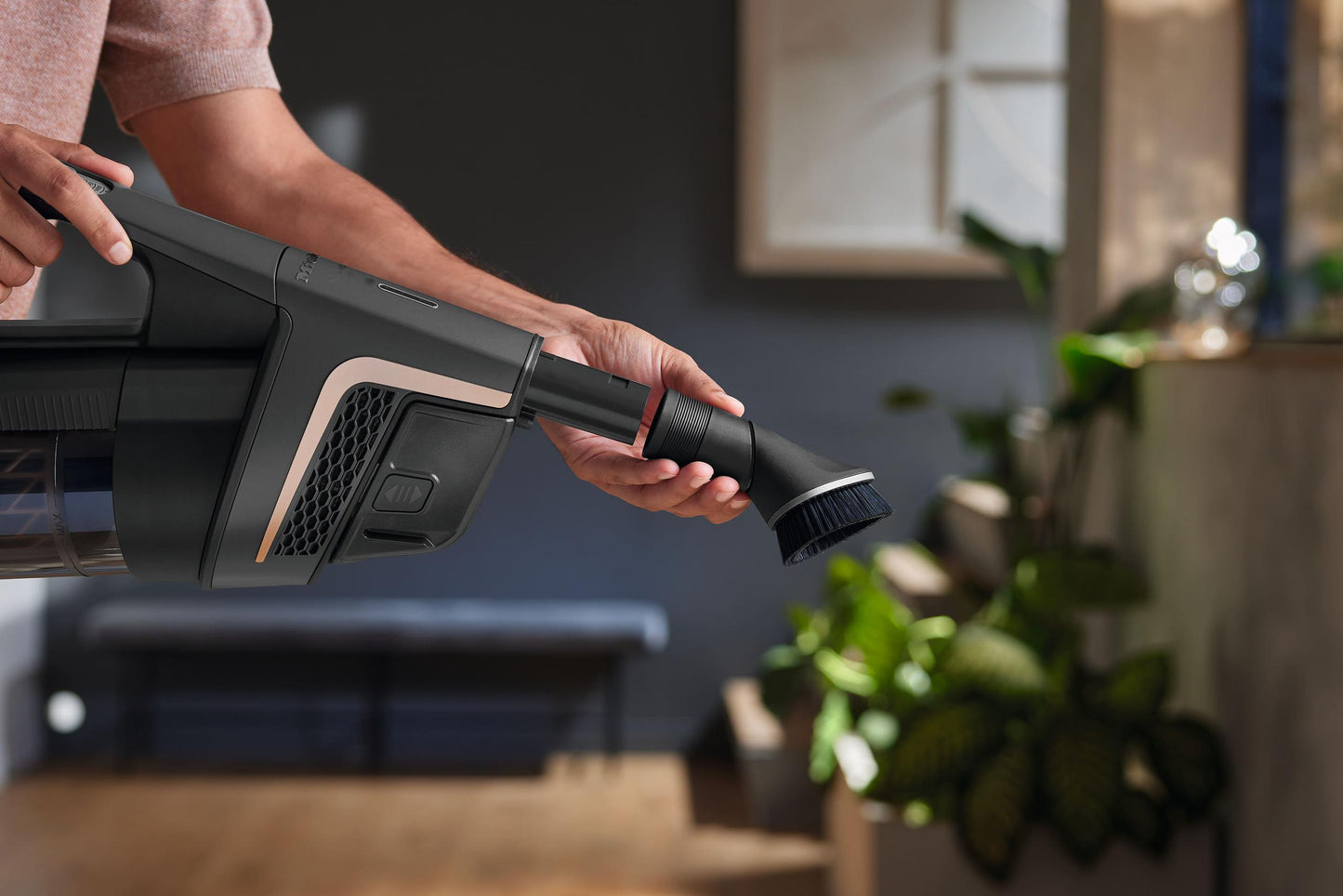 Miele HXDB Dusting Brush With Flexible Swivel Joint - For Gentle Cleaning Of High-Quality Floors.