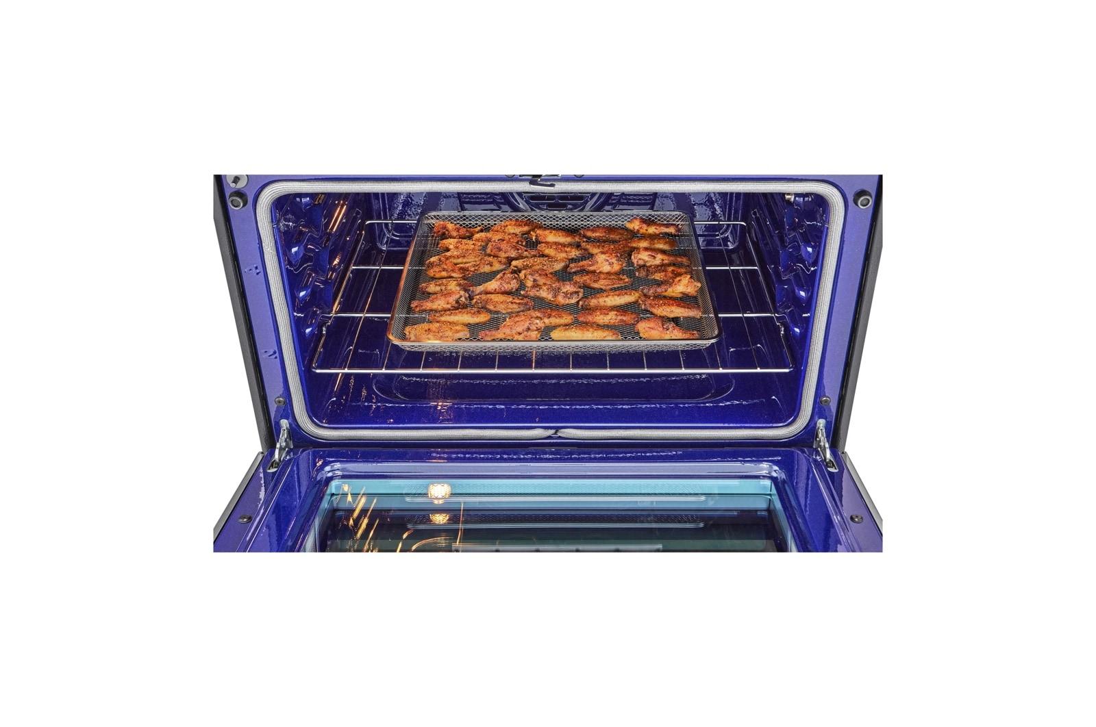 Lg LDEL7324YE 7.3 Cu. Ft. Smart Electric Double Oven Freestanding Range With Probake Convection®, Air Fry & Air Sous Vide