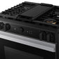 Samsung NSG6DG8500SR Bespoke 6.0 Cu. Ft. Smart Slide-In Gas Range With Air Sous Vide & Air Fry In Stainless Steel