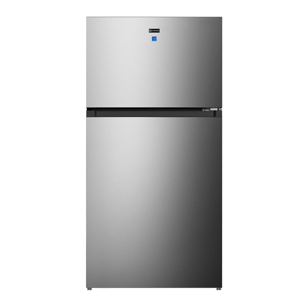 Verona VEFTF3018RSL Verona Veftf3018Rsl 30 Inch Top Freezer Refrigerator With 18.1 Cu. Ft. Total Capacity, Led Lighting, Reversible Doors, Gallon Door Storage, Recessed Handle, Energy Star (Stainless Steel Look)