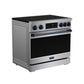 Thor Kitchen RSI36BLU 36 Inch Professional Induction Range With Tilt Panel Touch Control In Stainless Steel And Blue Gordon Ramsay Series