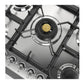 Ilve UHCPT75NSSC Ilve Uhcpt75Nssc Nostalgie Ii 30 Inch Built-In Gas Cooktop With 5 Burners, In Stainless Steel (Natural Gas, Chrome)