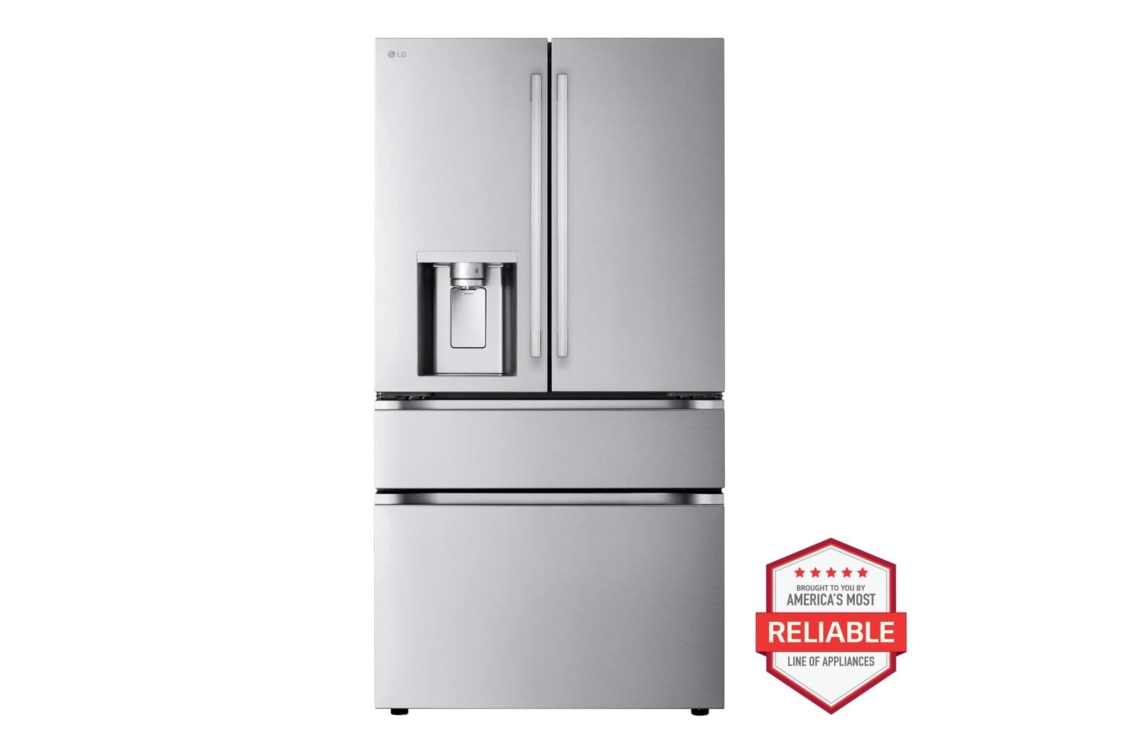 Lg LF29N8330S 29 Cu. Ft. Smart Standard-Depth Max™ 4-Door French Door Refrigerator With Full-Convert Drawer™