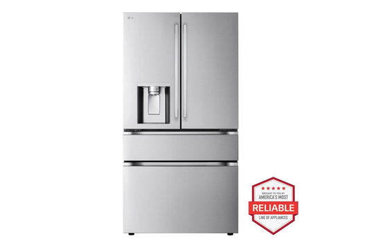 Lg LF29N8330S 29 Cu. Ft. Smart Standard-Depth Max™ 4-Door French Door Refrigerator With Full-Convert Drawer™