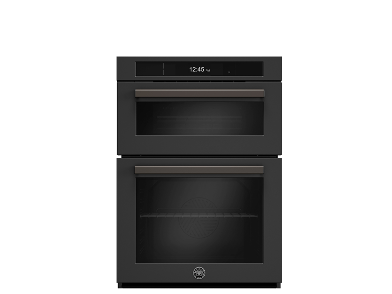 Bertazzoni FPRO30COVTC 30'' Combo Convection/Speed Oven With Steam Assist - Self Clean - Carbonio Finish
