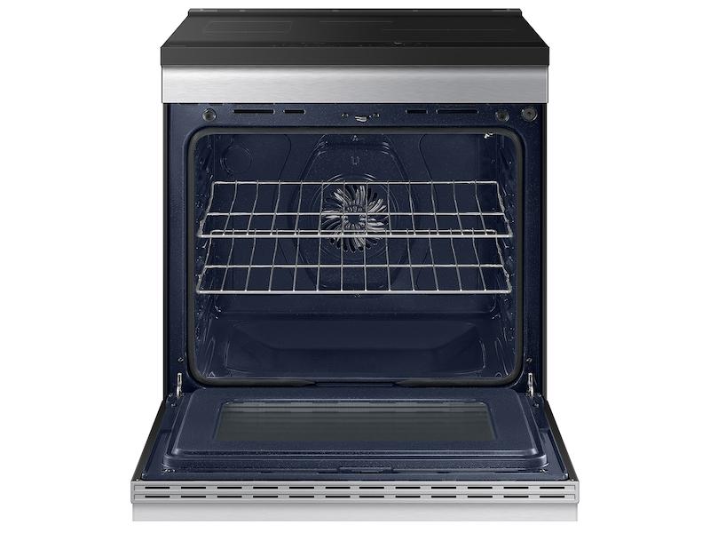 Samsung NSI6DG9300SR Bespoke 6.3 Cu. Ft. Smart Slide-In Induction Range With Anti-Scratch Glass Cooktop & Air Fry In Stainless Steel