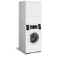 Speed Queen STENYASP178TW01 Commercial Prep For Card Electric Stack Washer Dryer