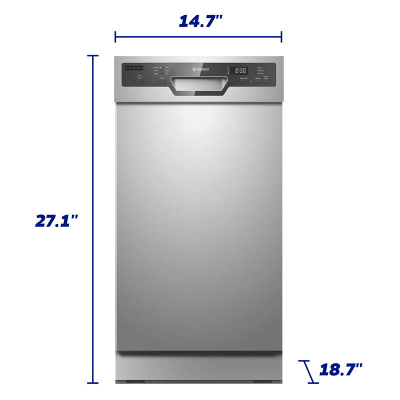Element Appliance ENB6631PEBS Element 18" Front Control Built-In Dishwasher - Stainless Steel (Enb6631Pebs)