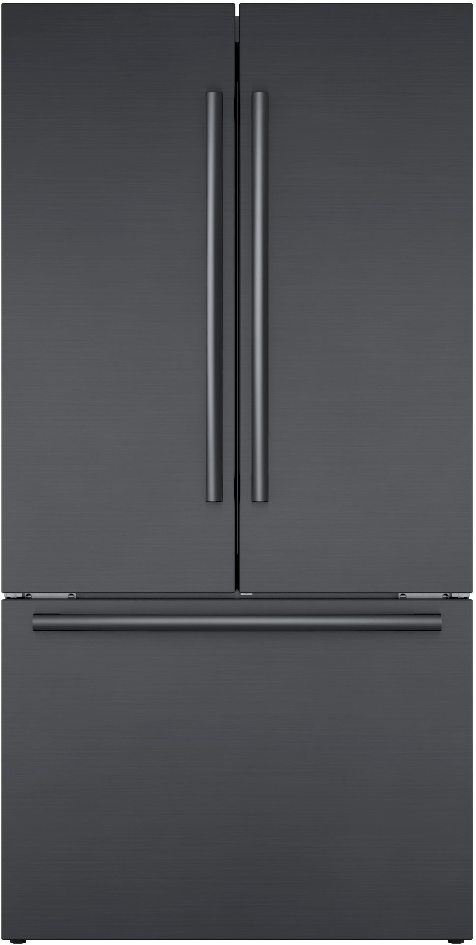 Bosch B36CT84SNB 800 Series, French Door Bottom Freezer, Multi Door, 36'', Black Inox-Antifingerprint