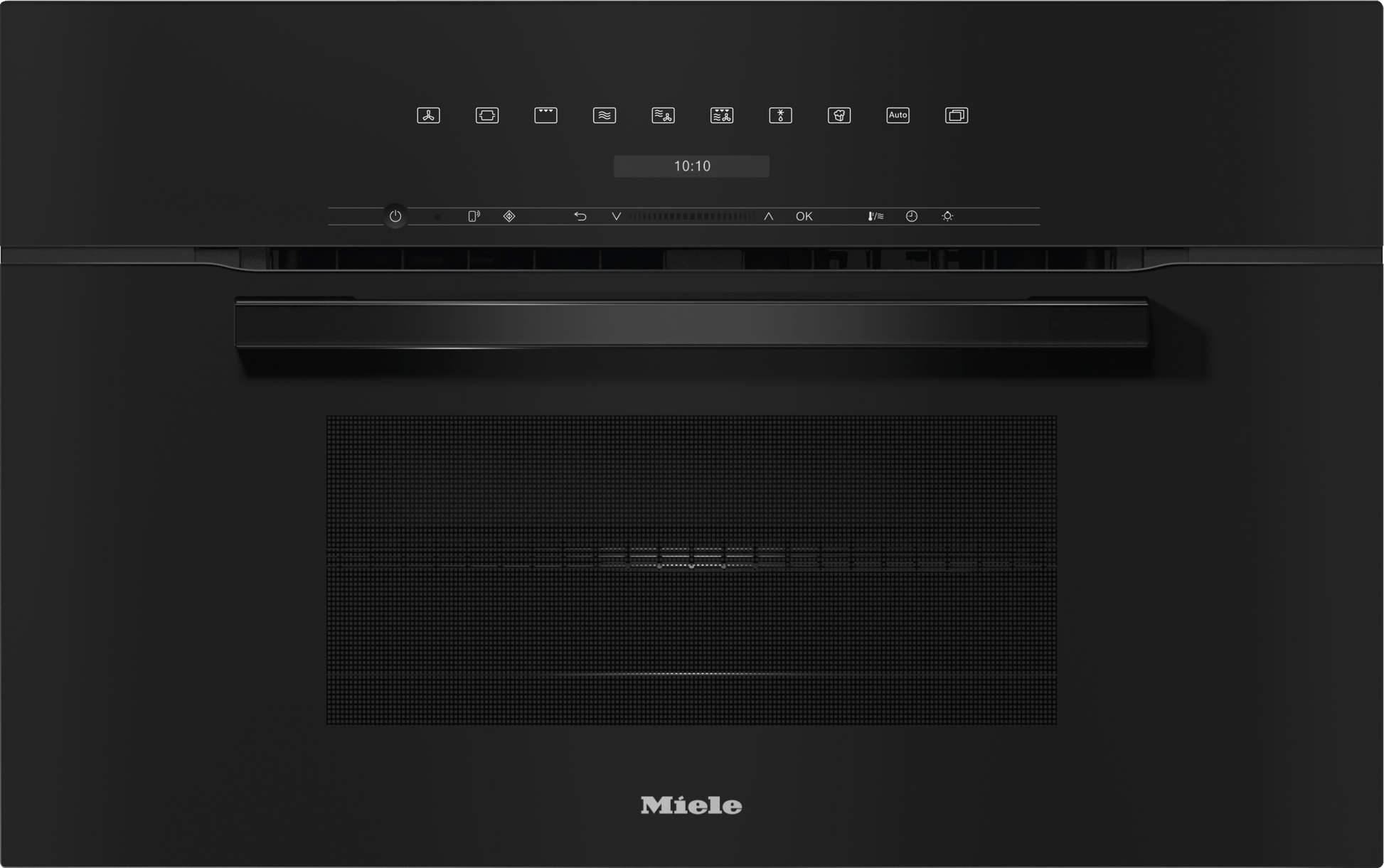 Miele H7270BMOB H 7270 Bm Obsidian Black - 30" Compact Speed Oven In A Perfectly Combinable Design With Automatic Programs And Combi Modes.