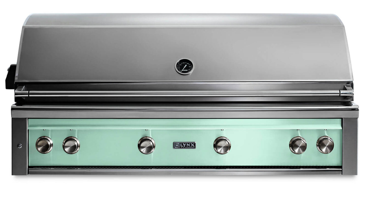 Lynx L54TRSUNG 54" Built-In Grill - 1 Trident™ W/ Rotisserie - Surf
