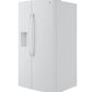 Ge Appliances GSE28NGYWW Ge® Energy Star® 27.9 Cu. Ft. Side-By-Side Refrigerator With Extra Tall Dispenser And In-Door Icemaker