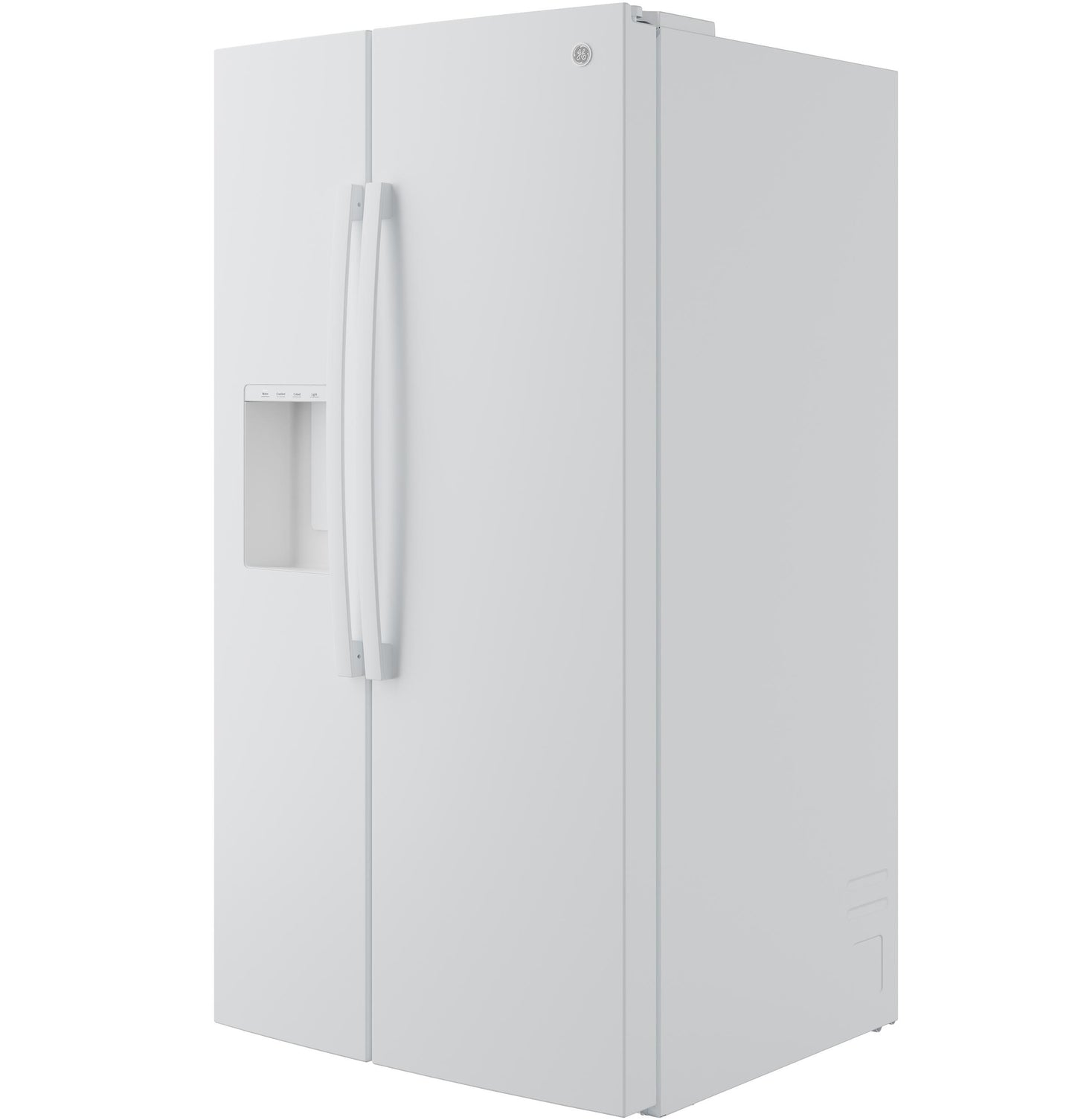 Ge Appliances GSS28NGYWW Ge® 27.9 Cu. Ft. Side-By-Side Refrigerator With Extra Tall Dispenser And In-Door Icemaker