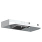 Forno FRHUC520030WHT Forno Cappa 30-Inch Under Cabinet Range Hood, White, 200 Cfm, Convertible, Led Lighting
