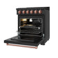 Thor Kitchen RSG30PBLPRSG 30 Inch Professional Liquid Propane With Precision Knob Control In Black/Rose Gold