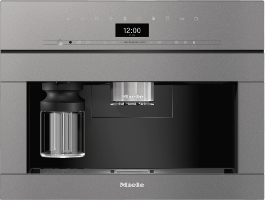 Miele CVA7440GG Cva 7440 Graphite Grey - Built-In Coffee Machine In A Perfectly Combinable Design With Patented Cupsensor For Perfect Coffee.