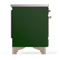 Ilve UMDIB40QNR3EGP Ilve Umdib40Qnr3Egp Majestic Iii 40 Inch Induction Range With 6 Elements, 3.82 Cu. Ft. Total Oven Capacity (Solid Door, Emerald Green, Copper)