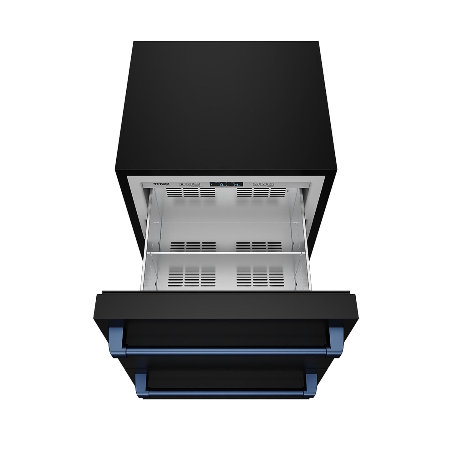 Thor Kitchen RZ24UBBLU 24 Inch Undercounter Built-In / Freestanding Drawer Freezer - Black/Blue Gordon Ramsay Series