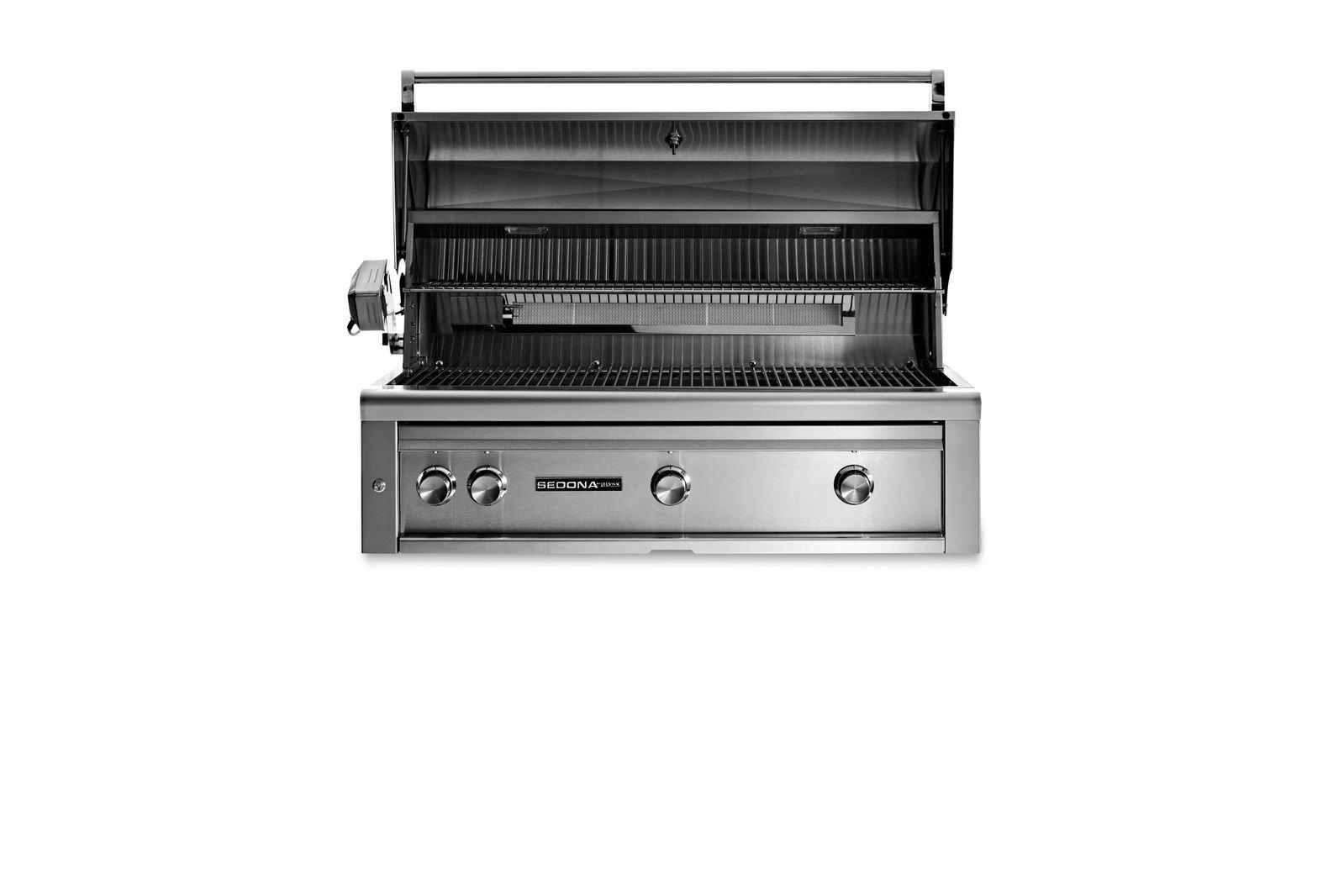 Lynx L701PSRNG 42" Sedona Built-In Grill With Rotisserie, 1 Prosear Infrared Burner And 2 Stainless Steel Burners (L701Psr)