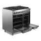 Verona VUFSGG365DSS Verona Vufsgg365Dss 36 Inch Ultima Collection Double Oven Gas Range With 5 Brass Burners, 4.1 Cu. Ft. Oven Total Capacity In Stainless Steel
