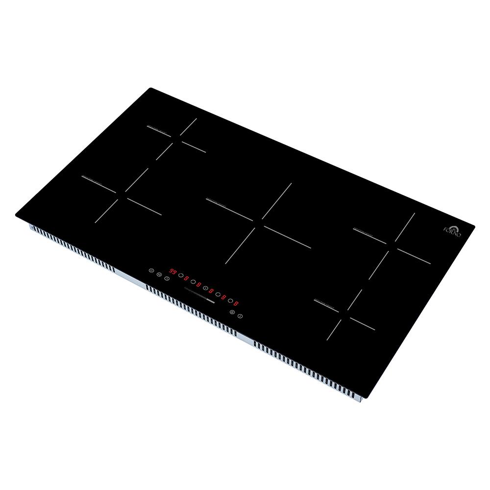 Forno FCTIN058336 Forno Parco 36-Inch Induction Cooktop, 5 Zones, 10,200W Total Power, Touch Control, 9 Power Levels, Booster Function