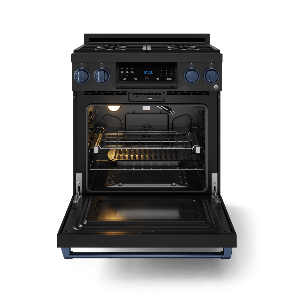 Thor Kitchen RSG30BLPBLU 30 Inch Professional Lp Range With Tilt Panel Touch Control In Matte Black/Blue Gordon Ramsay Series - Rsg30Blp-Blu