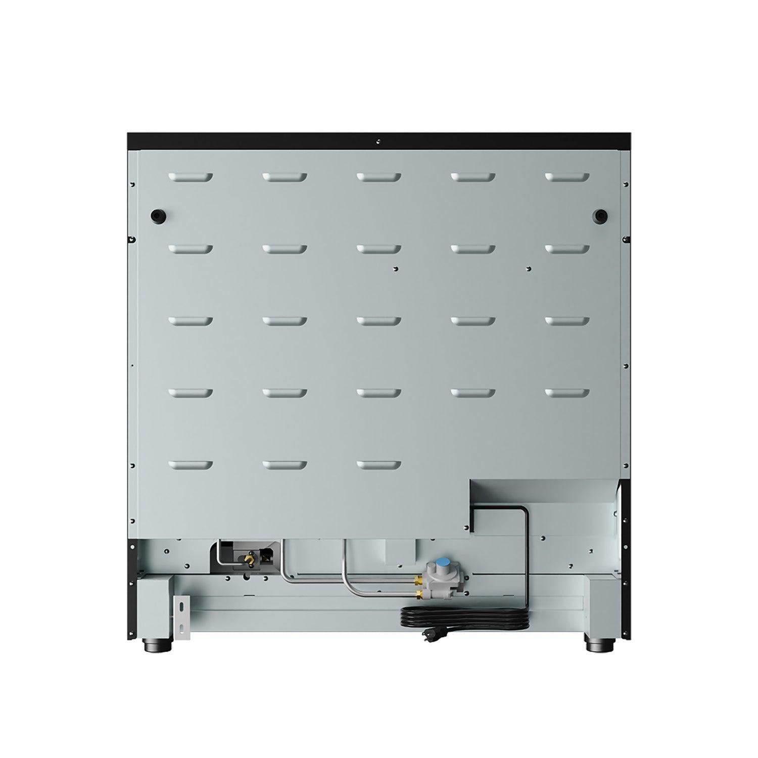 Thor Kitchen ARG36B 36 Inch Gas Range In Matte Black - Contemporary Professional