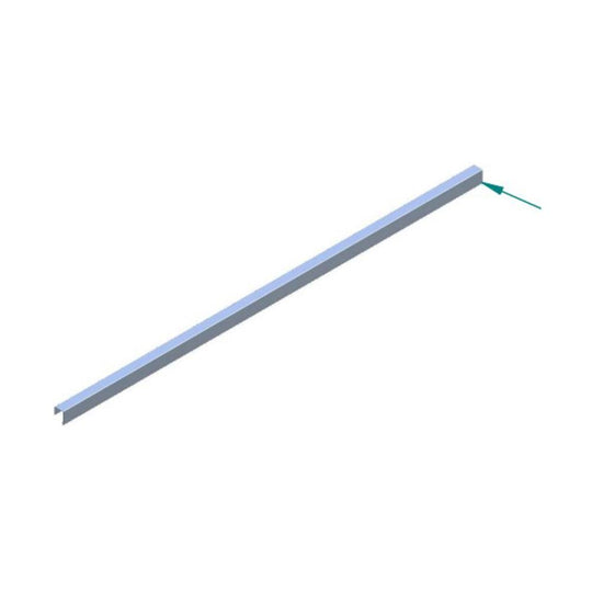 Ilve S1500908 Ilve Parts S/150/09/08 Warming Food Drawer Handle For Pd100, Stainless Steel