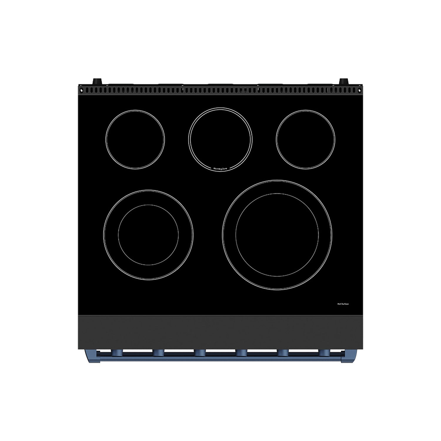 Thor Kitchen RSE30PBBLU 30 Inch Professional Electric Range With Precision Knob Control In Black And Blue Gordon Ramsay Series