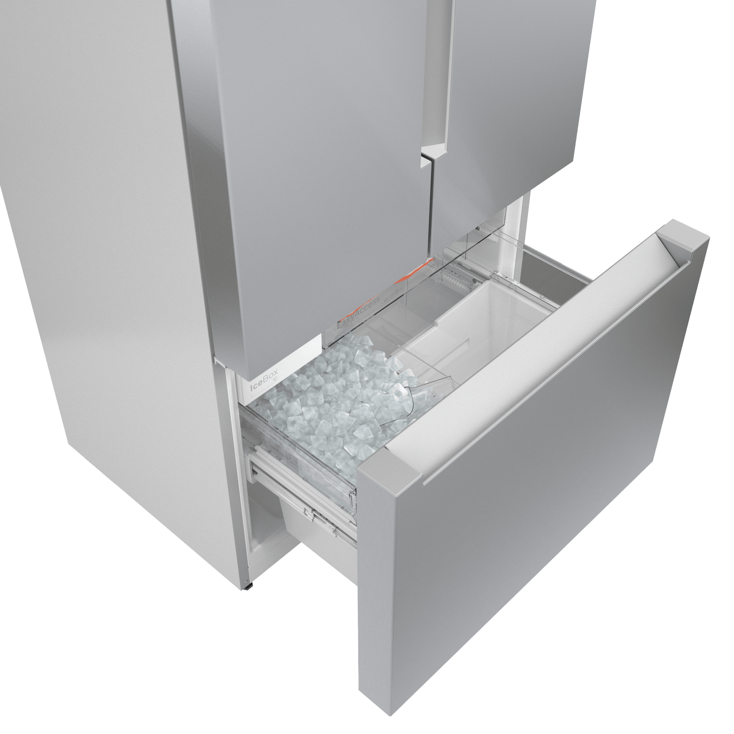 Bosch B36CT84ENS 800 Series, French Door Bottom Freezer, Multi Door, 36'', Brushed Steel (With Anti-Fingerprint), Total No Frost