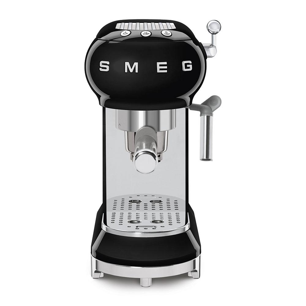 Smeg ECF01BLUS Espresso Coffee Machine Black Ecf01Blus