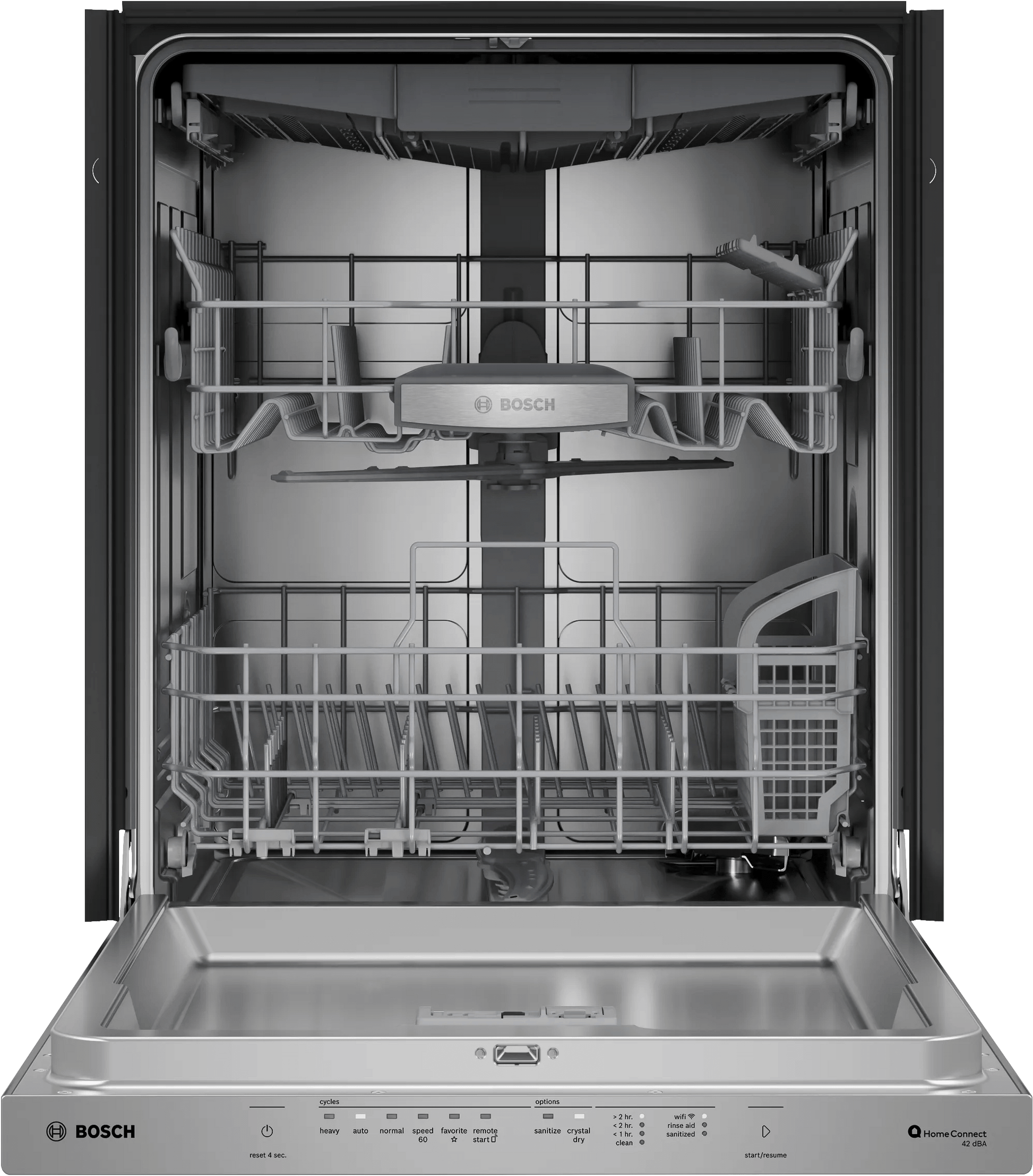 Bosch SHP78DM5N 800 Series Dishwasher 24" Stainless Steel Anti-Fingerprint