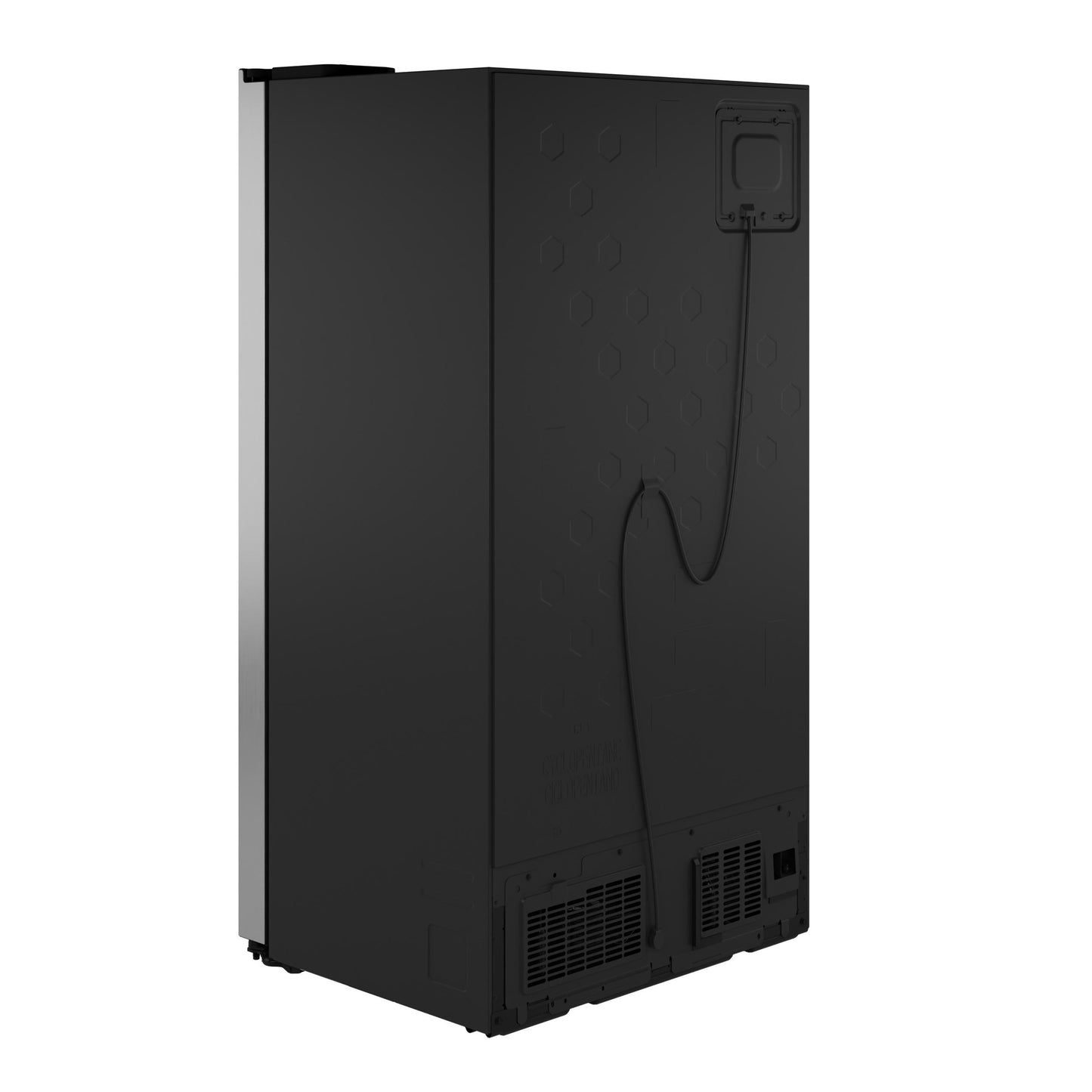 Ge Appliances GZS24PYYFS Ge® 23.5 Cu. Ft. Counter-Depth Side-By-Side Refrigerator With Led Light Walls And Extra Tall Dispenser