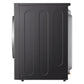Lg DLGX9901B Lg Signature 9.0 Cu. Ft. Mega Capacity Smart Front Load Gas Dryer With Built-In Intelligence, Turbosteam® And Touch Lcd Control