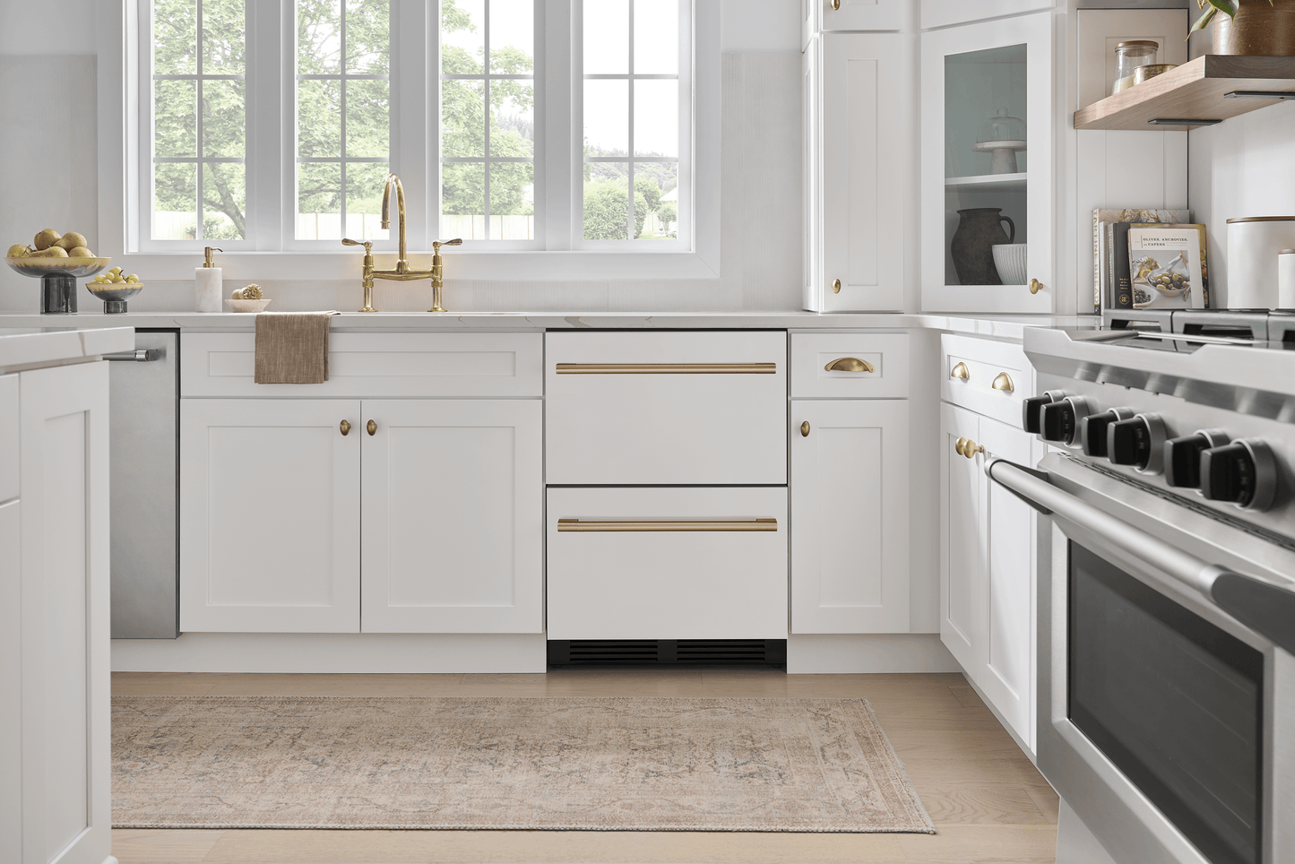 Zephyr PRRFD24C2AP Presrv Refrigerator Freezer Drawers, 24In, Panel Ready