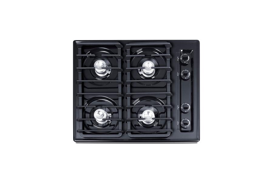 Summit TNL033I 24" Wide 4-Burner Gas Cooktop