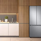 Samsung RF22A4111SR Bespoke Ai 3-Door French Door All-Around Cooling Auto Ice Maker 22 Cu.Ft.