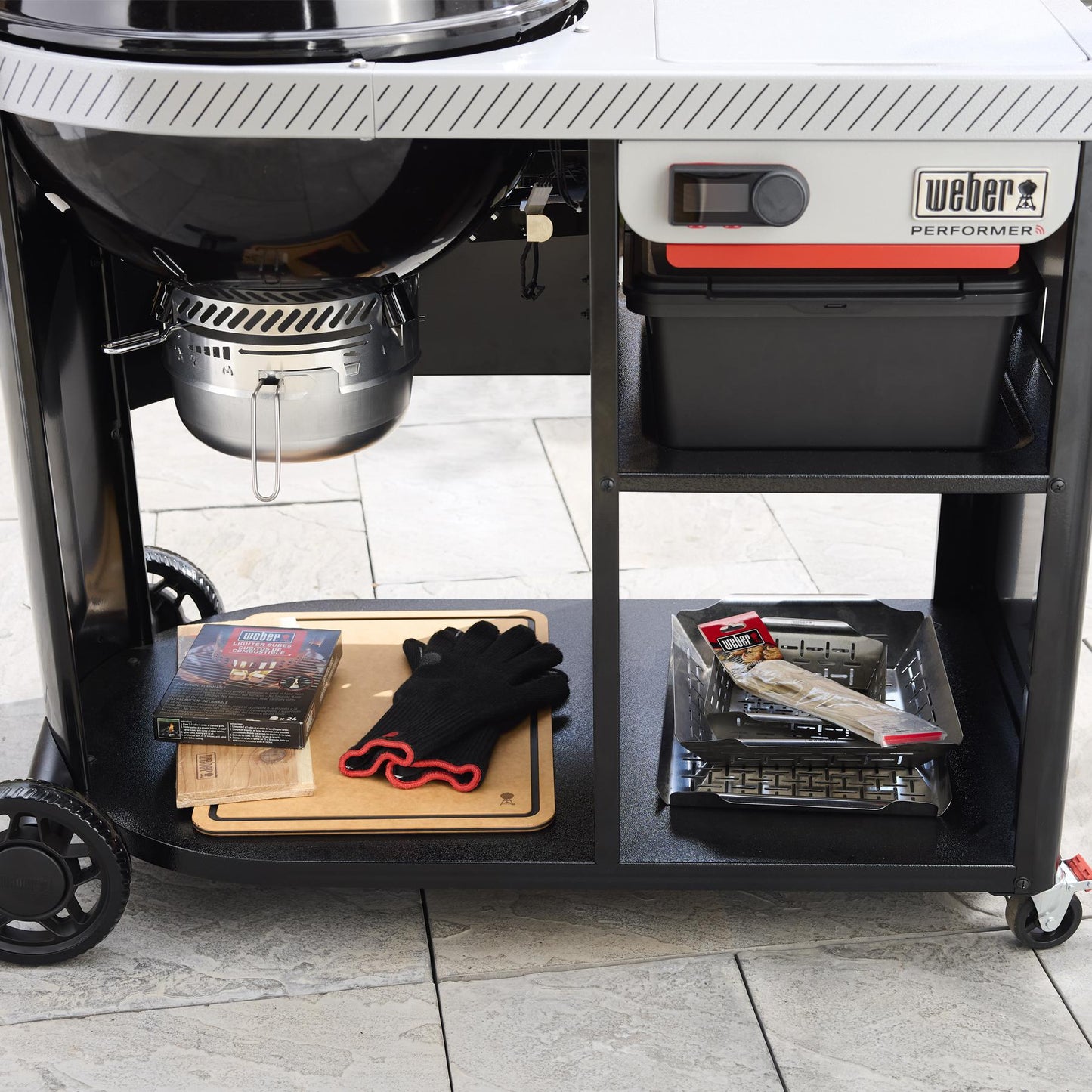 Weber 1501563 22" Performer™ Premium Smart Charcoal Grill - Black