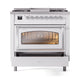 Ilve UN36FNMPWHC Ilve Un36Fnmpwhc Nostalgie Ii Noblesse 36
